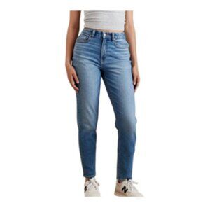 American Eagle Curvy Mom Stretch Jeans High Rise Classic Jeans 12 Short
